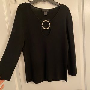 Cable & Gauge Black blouse